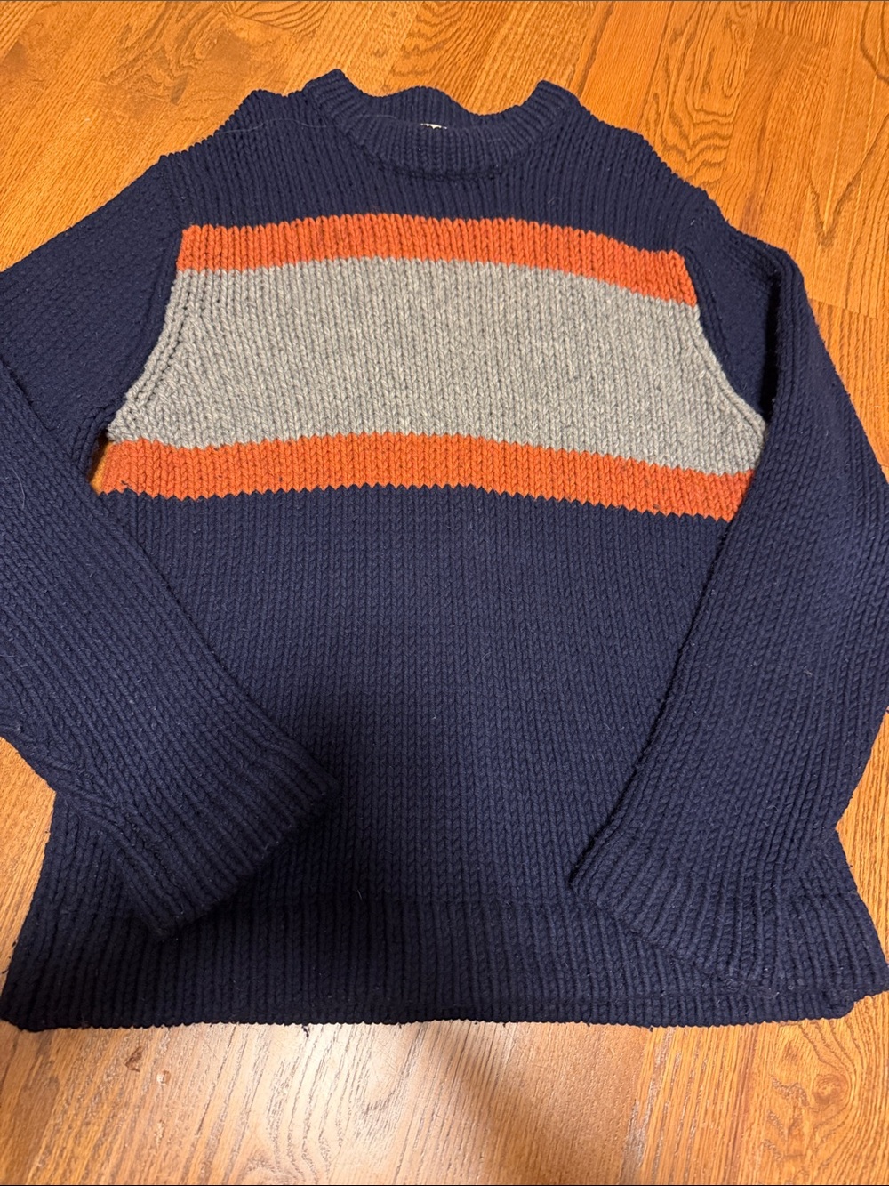 American Eagle Vintage 90s Lambswool blend chunky knit crewneck sweater size XL